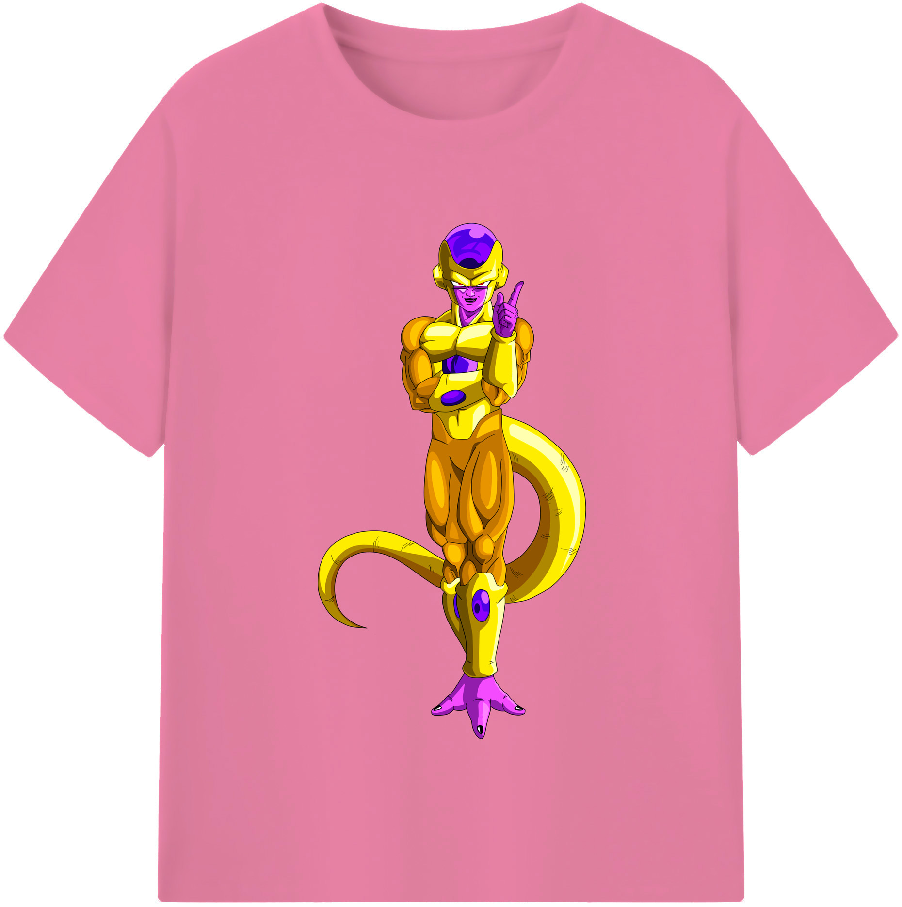 （画像用） ドラゴンボール フリーザ DRAGON BALL Frieza 綿100％半袖Tシャツ（フロントプリント）
